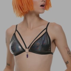 Black Crystal Bralette